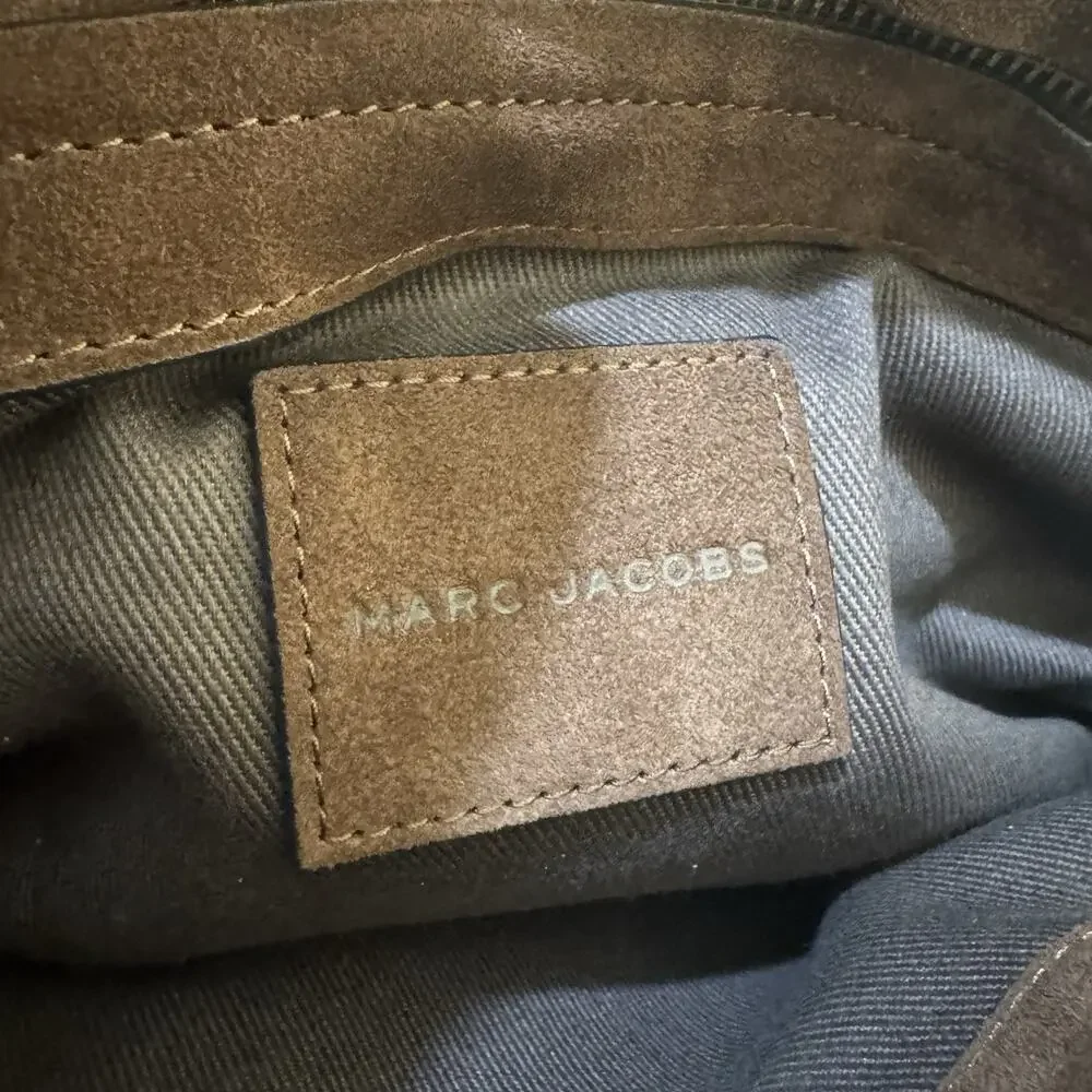 Marc Jacobs Satchel Shoulder bag ‘Dakota’ - Suede Dark Brown - Picture 14 of 16